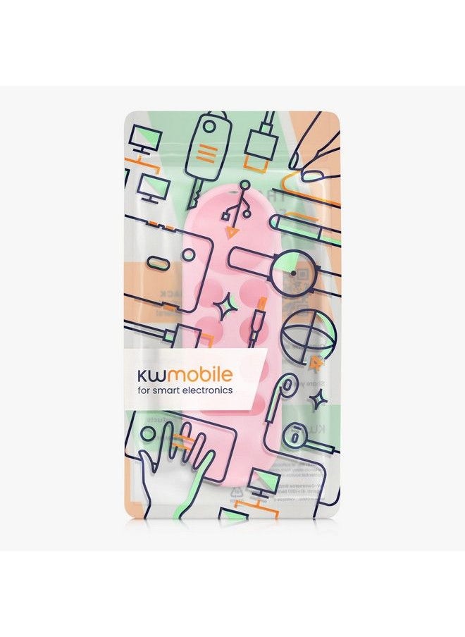 kwmobile Case Compatible With Google Chromecast 2020 4K Chromecast 2022 Hd Case Soft Silicone Cover For Remote Control Dusty Pink  - Image 5