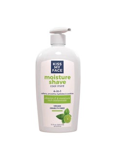 Kiss My face 4-In-1 Moisture Shave, Cool Mint 11 Oz  - Image 1