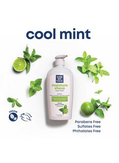 Kiss My face 4-In-1 Moisture Shave, Cool Mint 11 Oz  - Image 2