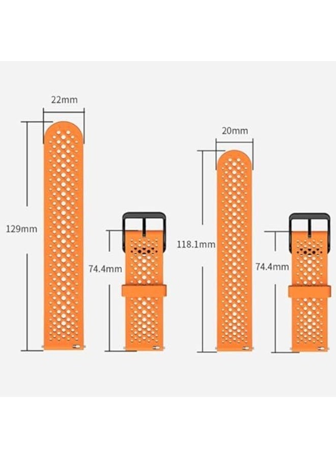 سوار سيليكون ٢٢ مم لساعات هواوي GT5 مقاس ٤٦ مم | GT5 Pro مقاس ٤٦ مم | GT4 مقاس ٤٦ مم | GT3 مقاس ٤٦ مم | GT2 مقاس ٤٦ مم | GT2 Pro | Watch 4/4 Pro | Watch 3/3 Pro | GT3 SE | GT3 Pro (أسود) - Image 5