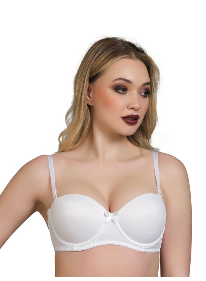 Vienna Lingerie Vienna Elite 58 P - Women's Padded Push-Up Half Cup Bra - Image 1