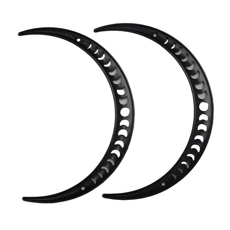 LANGHONG 2PCS Retro Moon Crescent Hairpin For Women Retro Hollow Moon Hair Stick Forks Hair Styling Pins ZRTL32