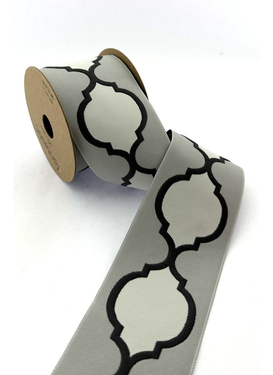 Fantastic - Jacquard Woven Wide Curtain Border / Accessory (7 Cm. Width - 3.5 Mt. Length) - Image 1