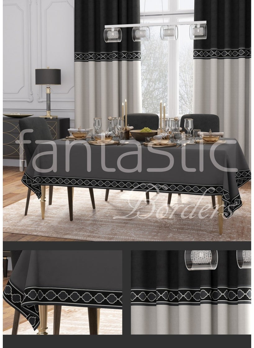 Fantastic - Jacquard Woven Wide Curtain Border / Accessory (7 Cm. Width - 3.5 Mt. Length) - Image 1