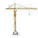 Tipmant Large Size Alloy Diecast Model Toy Diecast Tower Slewing Crane Truck Vehicle Miniature Car Kids Gifts Height 20 inch Scale 1 50 - Image 2
