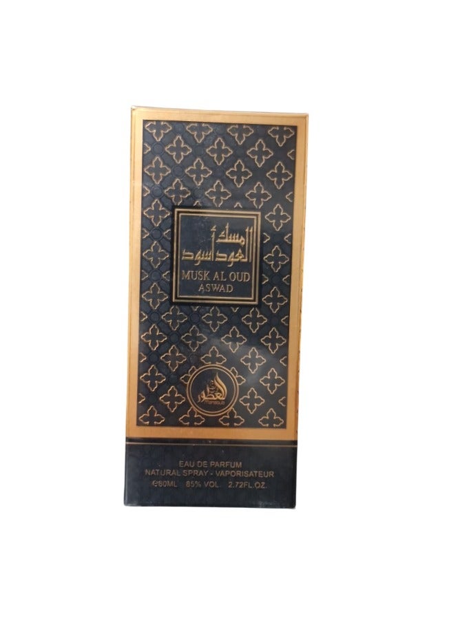 Musk Al Oud Aswad, EAU De Parfum, 80ml Natural Spray  - Image 1