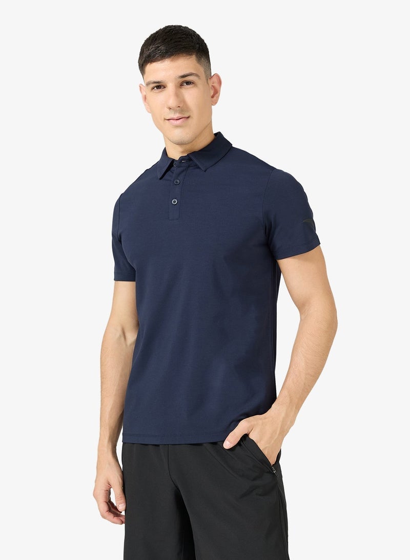 ANTA A·AIR Tech Cooling Tee/Polo Shirt/Cooling Fabric · Breathable Comfort · Smart-Casual Style - Image 1
