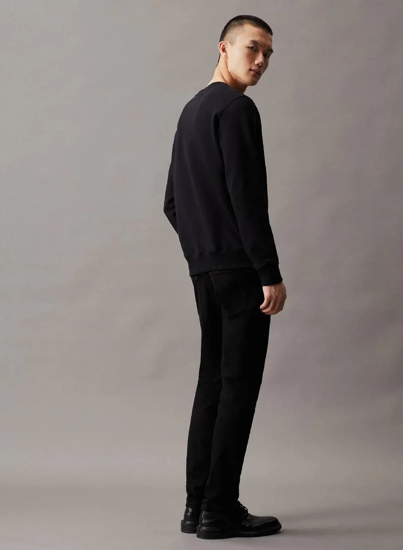 Calvin Klein Jeans Ck Black Monogram Sweatshirt for Men | Best Price UAE