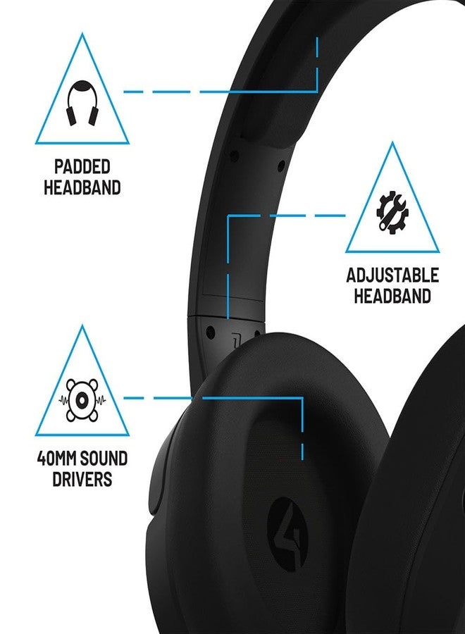 4Gamers Panther Over-Ear Gaming Headset Compatible with PS4/PS5, Xbox, Switch, PC with Flexible Mic, 3.5mm Jack, 1.5m Cable- Lightweight, Comfortable and Durable - Image 4