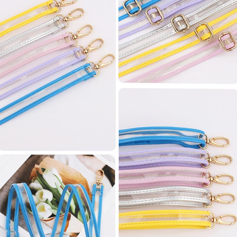 Shoulder Belt PVC Fashionable Bag Handle Long Strap Practical Handle Comfortable for Replacement Bag Length - Image 5