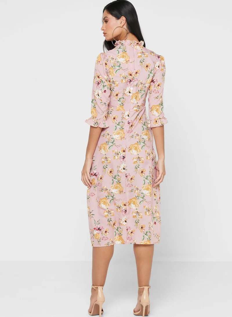 ELLA Floral Print Dress