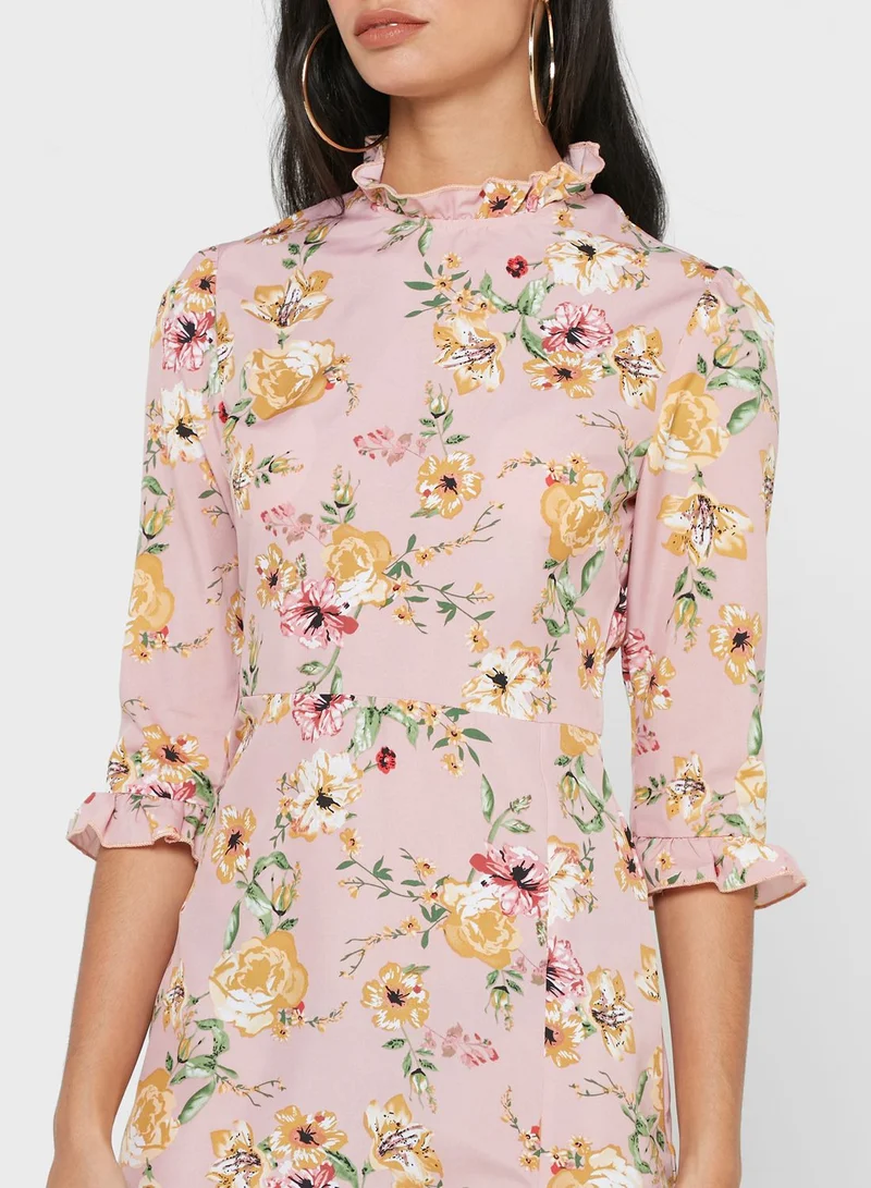 ELLA Floral Print Dress