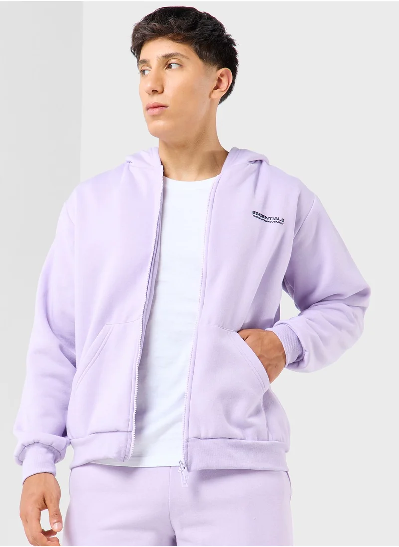 The Giving Movement Regular Zip Hoodie