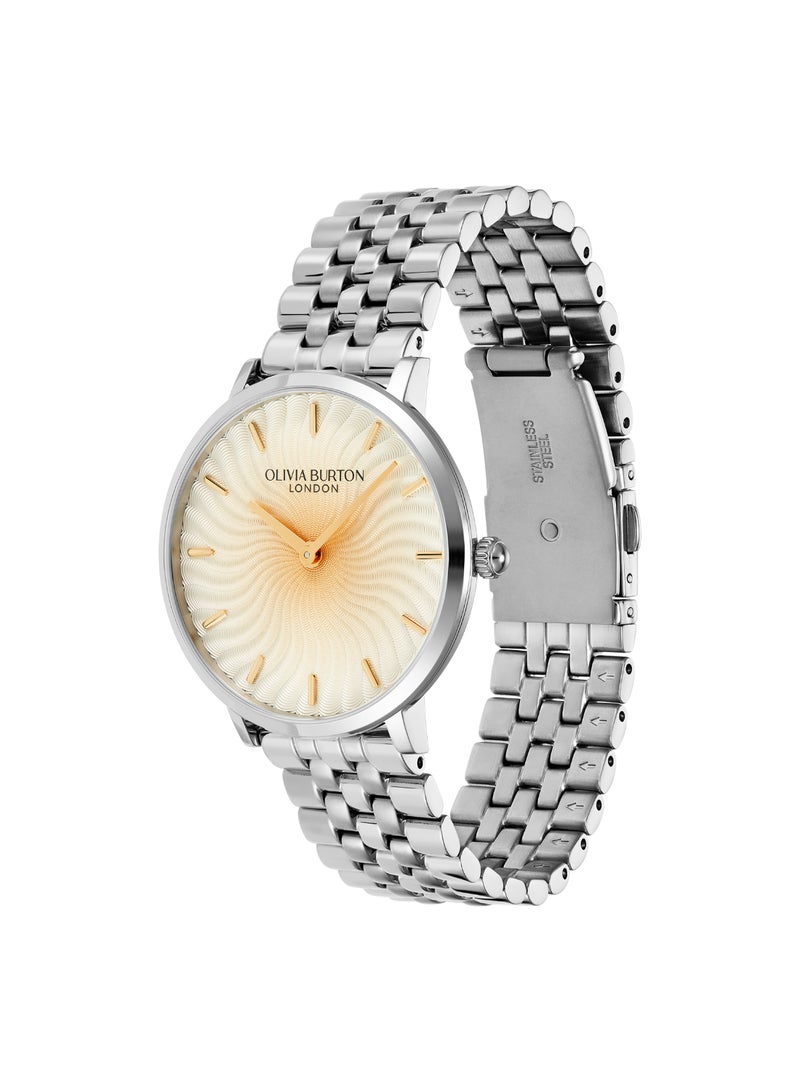 OLIVIA BURTON ROUND ANALOG WOMEN'S LIGHT GOLD CASE WATCH - 24000141 - Image 2