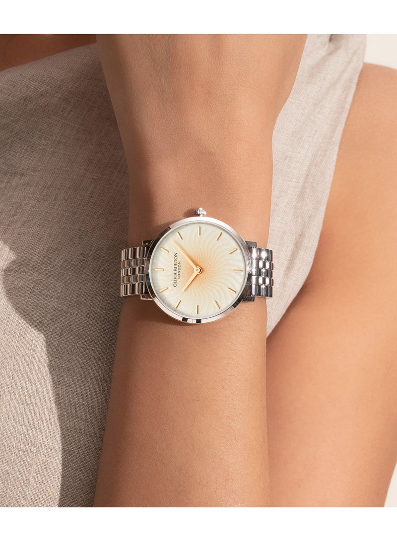 OLIVIA BURTON ROUND ANALOG WOMEN'S LIGHT GOLD CASE WATCH - 24000141 - Image 3