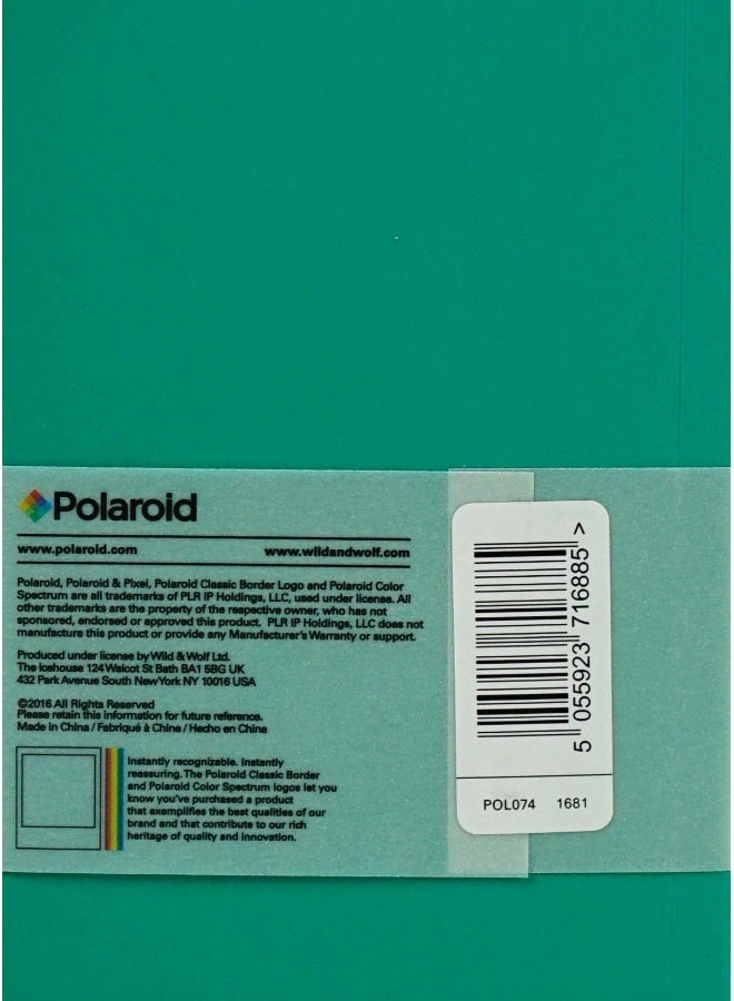 Polaroid Soft Touch Small Notebook Turquoise  - Image 2