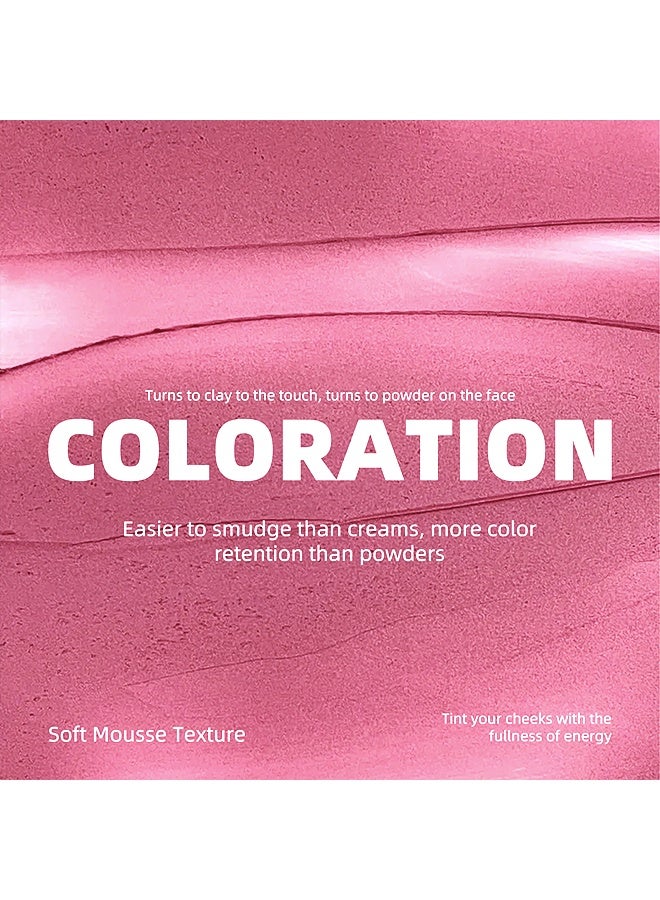 شي لافز عصا أحمر الخدود الكريمية خفيفة الوزن ذات النهايات المزدوجة ، عصا مكياج أحمر الخدود مع رأس فرشاة ، سهلة المزج وطويلة الأمد - Image 4