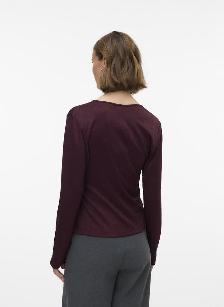 فيرو مودا بلوزة بياقة على شكل حرف  من فيملويزا - Image 2