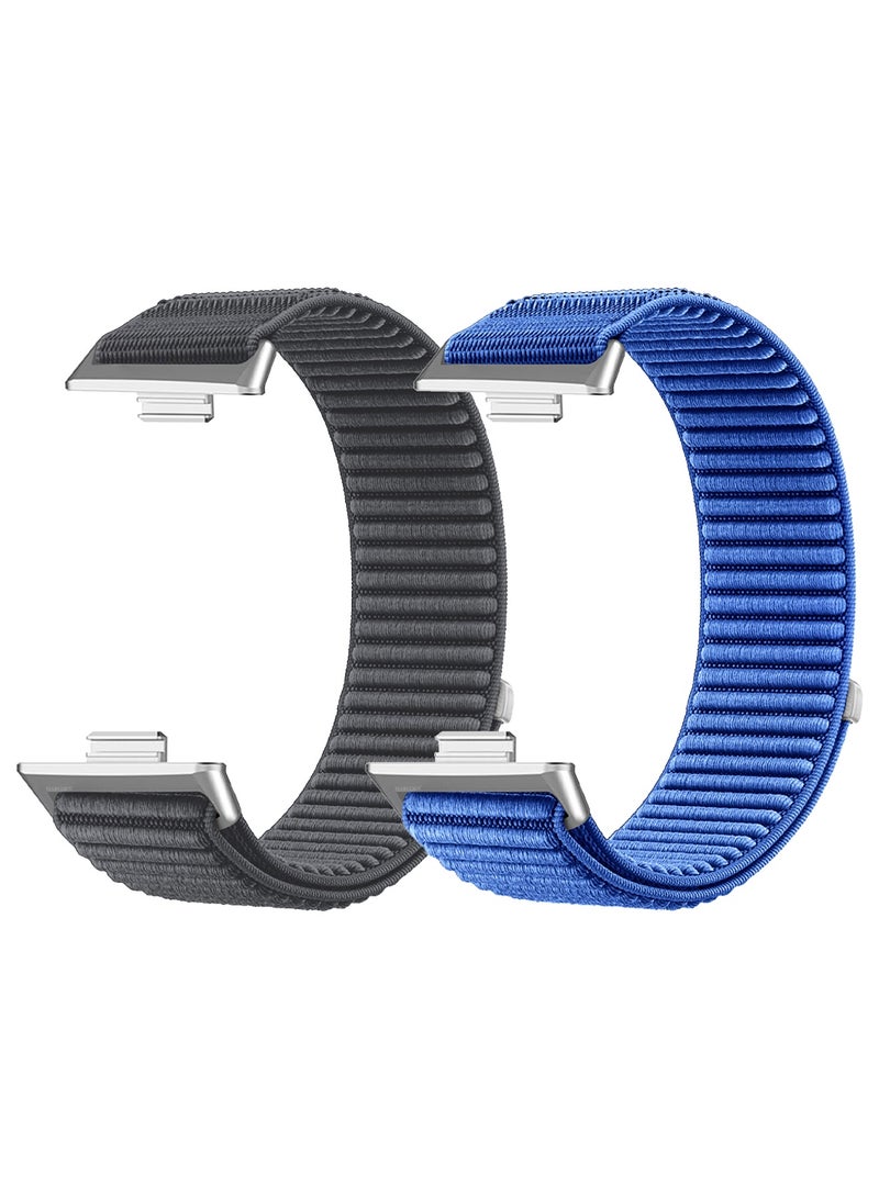 CATANES 2 Pack of Premium Magnetic Loop Watch Band for Huawei Watch 4 & Watch 4 Pro – Adjustable, Soft & Durable Replacement Strap - Image 1