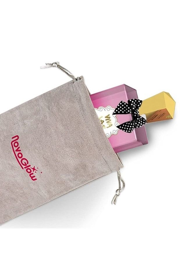NovoGlow - Viva Las Vegas Sweet - Eau de Parfum Spray Perfume, Fragrance For Women - Daywear, Casual Daily Cologne Set with Deluxe Suede Pouch- 3.4 Oz Bottle- Ideal EDP Beauty Gift for Birthday, Anniversary - Image 1