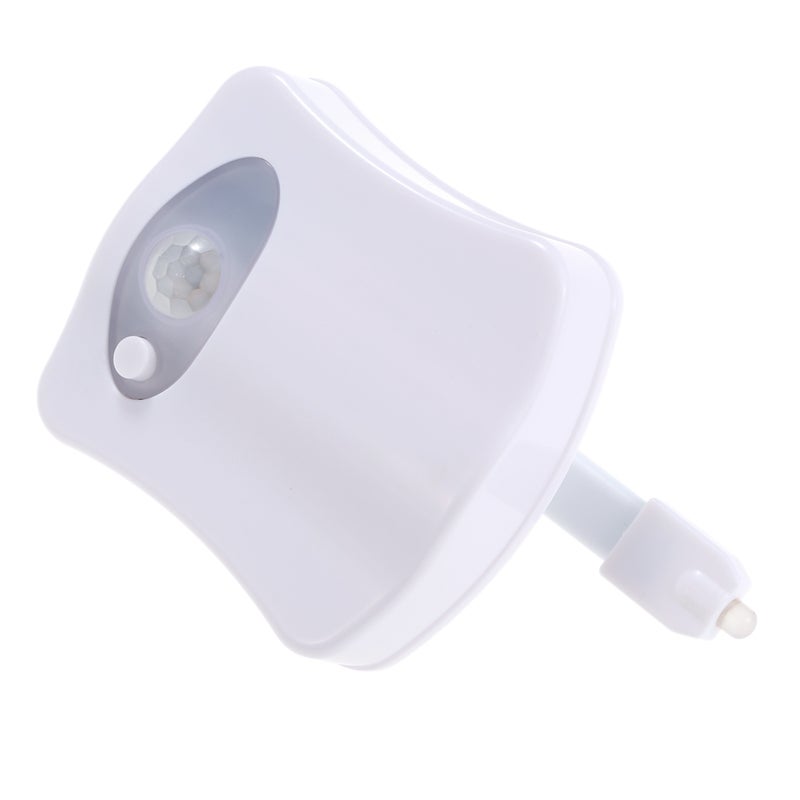 مصباح مرحاض LED بخمسة وألوان يتم تنشيطه بالحركة وحساس للضوء من غروب الشمس إلى شروقها ومُشغّل بالبطاريات - Image 3