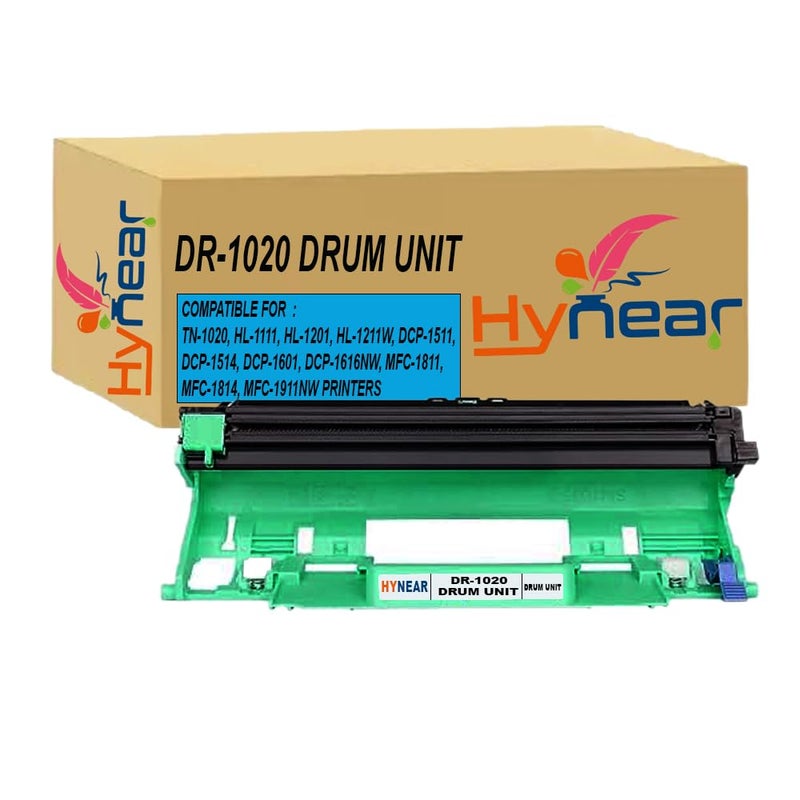 Hynear وحدة الطبل DR-1020 متوافقة مع طابعات Brother HL-1111 و HL-1201 و HL-1211W و DCP-1511 و DCP-1514 و DCP-1601 و DCP-1616NW و MFC-1811 و MFC-1814 - Image 1