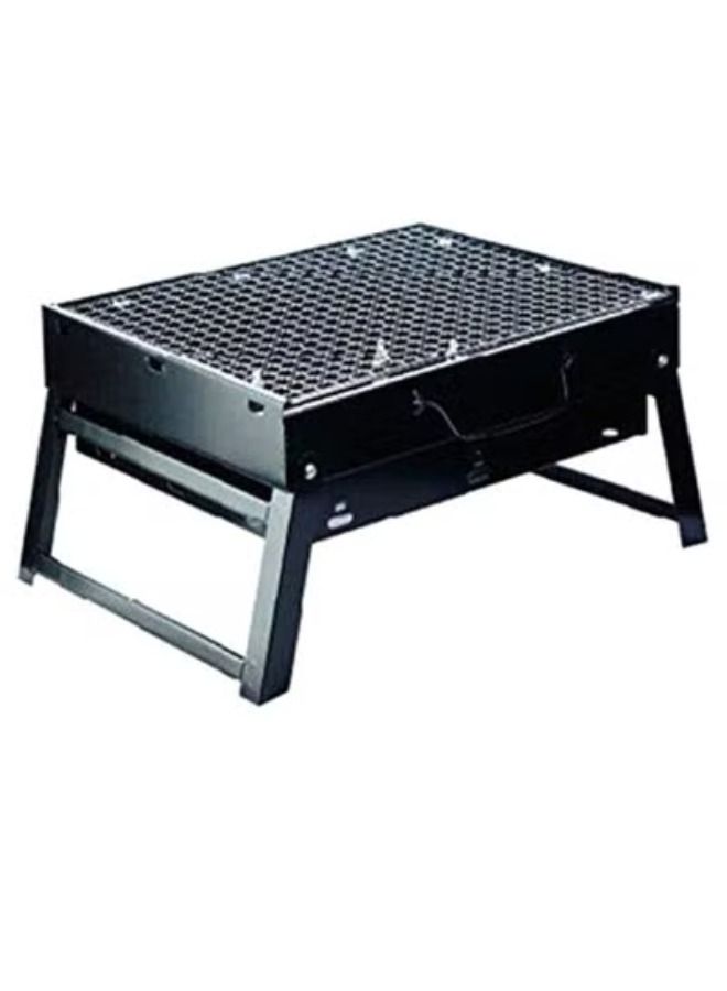 ACLIX Compact Portable And Folding Outdoor BBQ Charcoal Grill Black - Image 1
