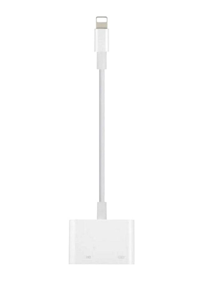 NIBEMINENT - Lightning To HDMI Adapter White - Image 1