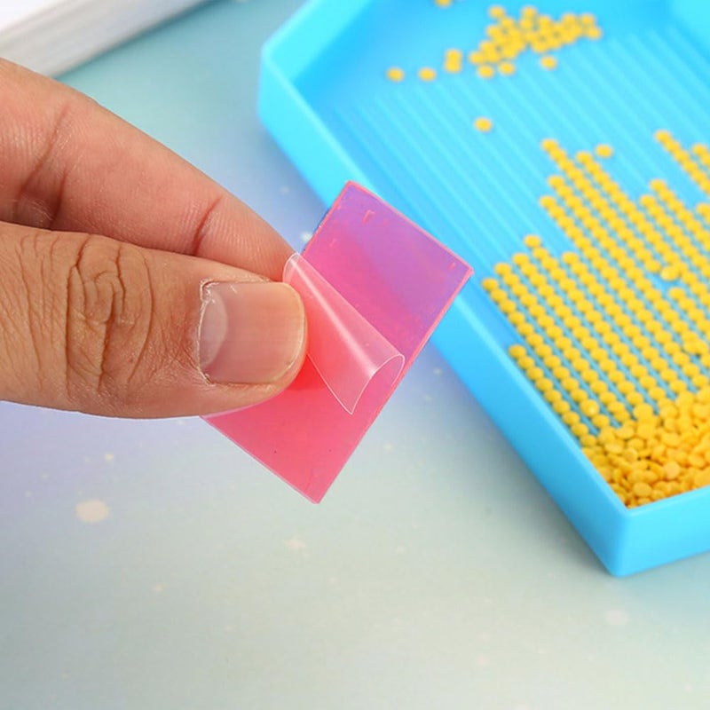 BinarySky 30pcs Glue Clay Diamond Art Wax Diamond for DIY Diamonds Art Paintin, 2x4cm Red - Image 3
