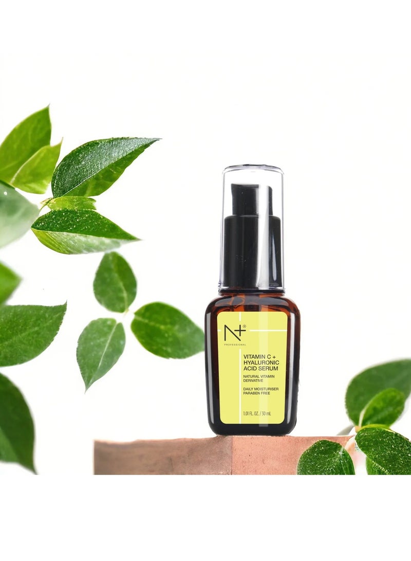 N Plus Professional N Plus Vitamin C 20%, Hyaluronic Acid Face Serum, Brighten, Hydrate, and Rejuvenate for a Youthful Glow - Image 4