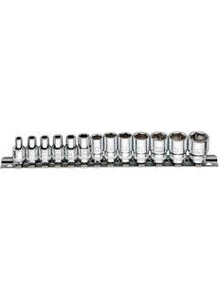 Ceta Form C02-RH13 13 Piece 1/4 Inch 6 Corner Socket Wrench Set 
