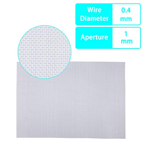 SOTEE 4 Pack - 304 Stainless Steel Woven Wire Mesh Screen, Air Vent Mesh, 11.8“ X 8.27“（300 x 210mm) 1mm Hole 20 Mesh, DIY Project, Easy to Cut and Resistant to Rust - Image 4
