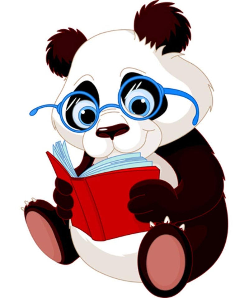 5 Ace sweet panda reading |Kids Room Posters|Poster for Play Schools|Cartoon Poster|Poster for Every Room,Office, Gym|Learning Poster|Self Adesive Sticker Paper Poster by 5Ace - Image 4