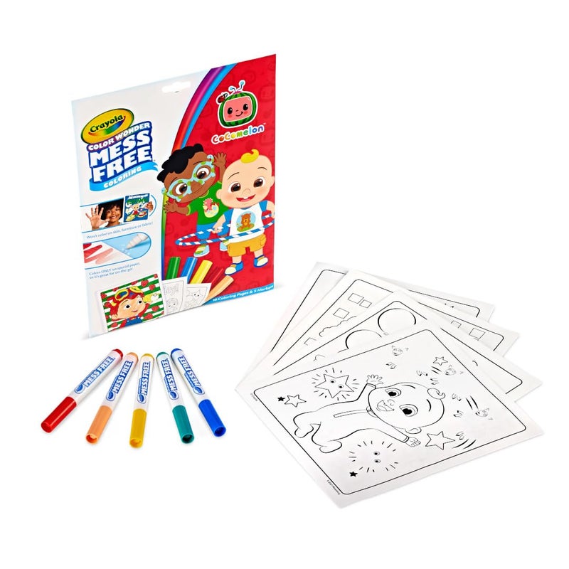 Crayola Cocomelon Color Wonder Coloring Set, Cocomelon Coloring Pages, Mess Free Coloring for Toddlers, Travel Activity, Gift for Kids - Image 3