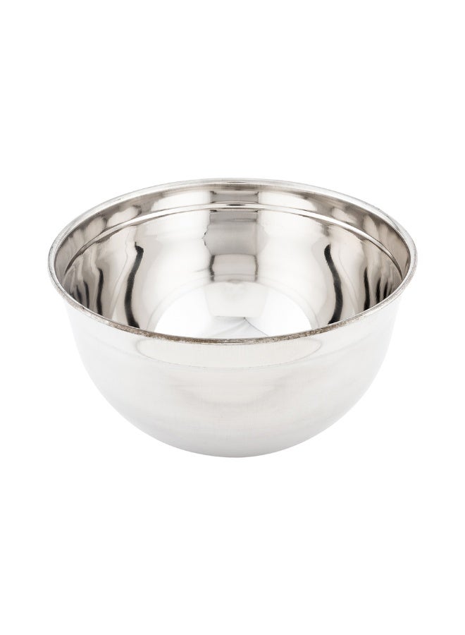 Restaurantware Met Lux 6 Quart Metal Mixing Bowls, 1 German Deep Flour Bowl - Corrosion-Resistant, Dishwasher-Safe, Stainless Steel Metal Prep Bowl, Durable, For Baking And Cooking - Image 1