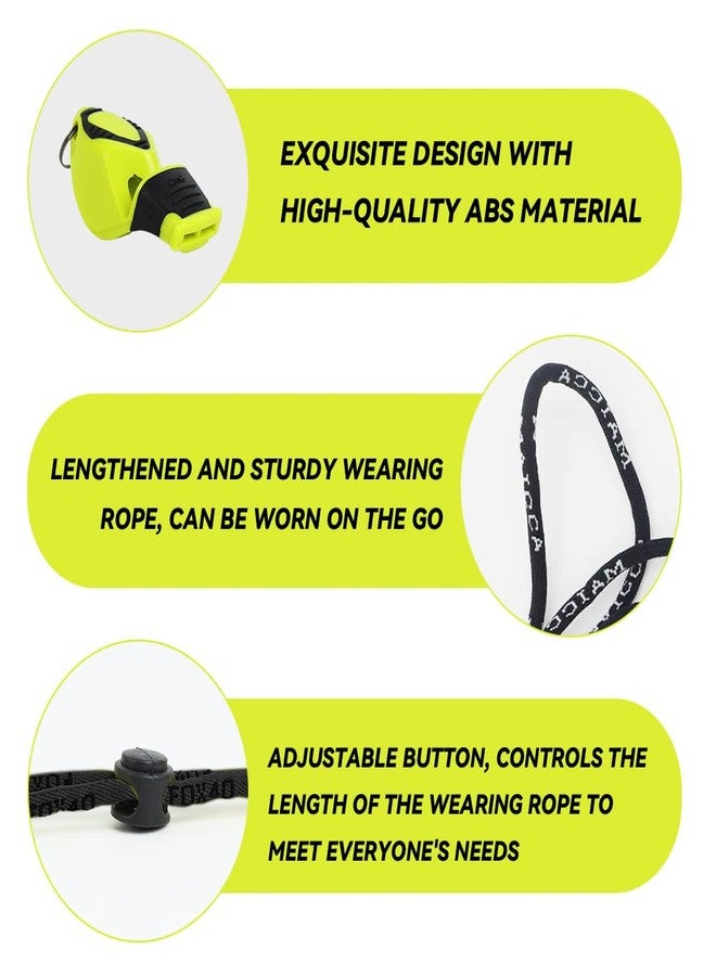 برو بيروس صافرة بروبيروس® لمدربي الرياضة، صافرات رياضية مع حبل، صافرة عالية النبرة، صافرة للمدرب، مدرب كرة القدم، حكم الملاكمة، مدرس التربية البدنية، للمنافسات الرياضية (أخضر) - Image 3