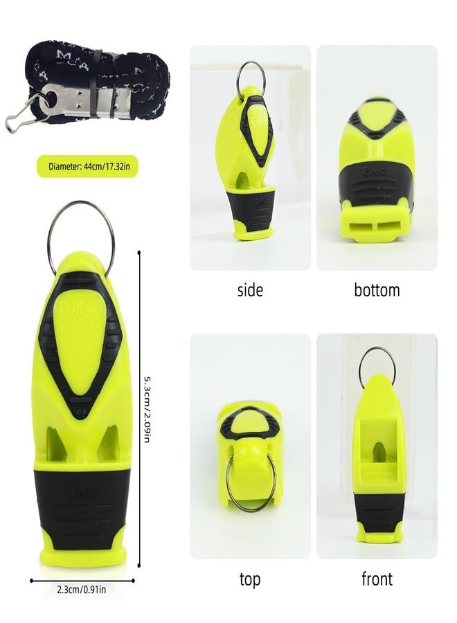 برو بيروس صافرة بروبيروس® لمدربي الرياضة، صافرات رياضية مع حبل، صافرة عالية النبرة، صافرة للمدرب، مدرب كرة القدم، حكم الملاكمة، مدرس التربية البدنية، للمنافسات الرياضية (أخضر) - Image 2