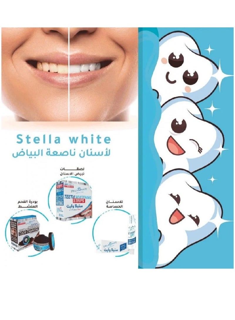 ستيلا وايت لصقات تبييض الأسنان- 28 لصقة - Image 4