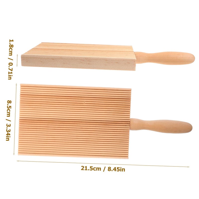 Zerodeko Rolling Gnocchi Paddle Pasta Maker With Vegetable Noodle Board Tool - Image 2