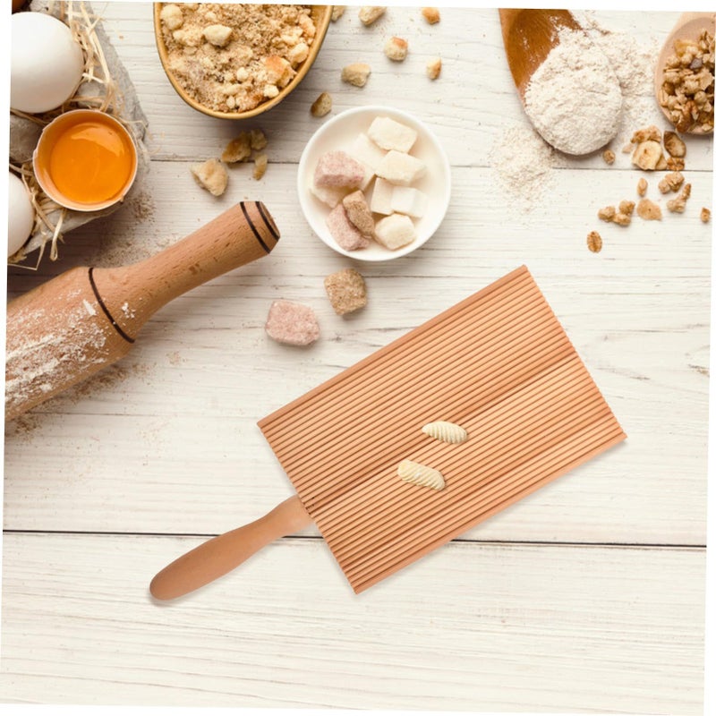 Zerodeko Rolling Gnocchi Paddle Pasta Maker With Vegetable Noodle Board Tool - Image 3