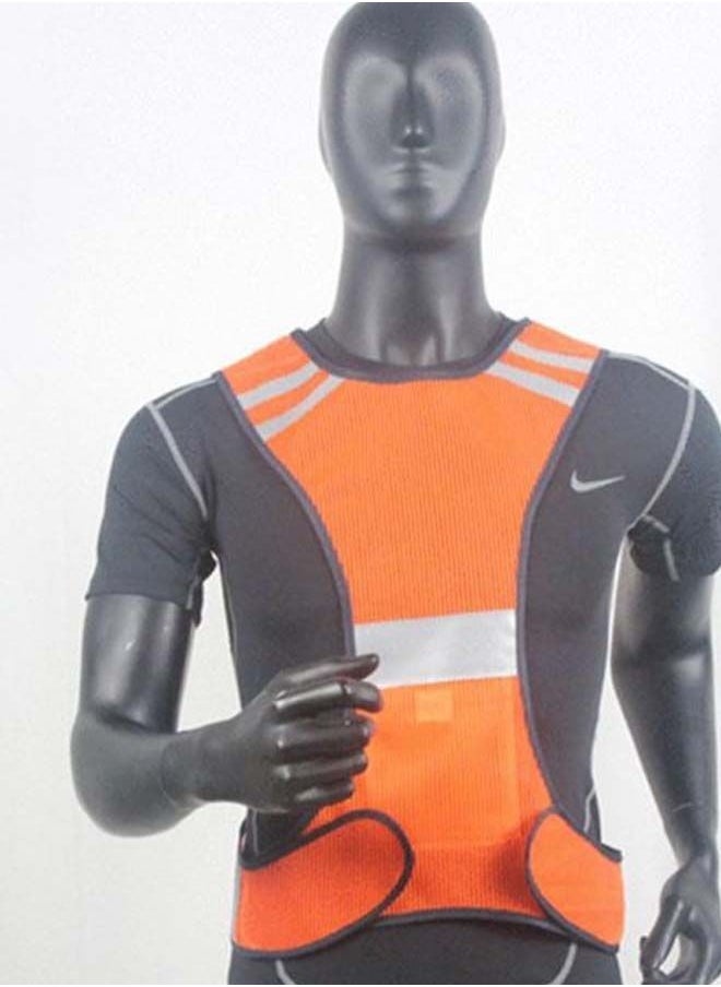 NIBEMINENT Adjustable Safety Strip Running Reflective Vest 56centimeter  - Image 2