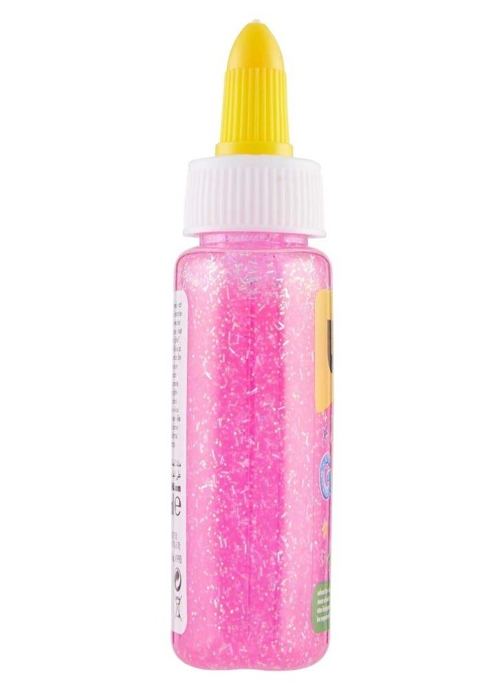 UHU - Glitter Glue Pink Bottle 88.5 ML - Image 1