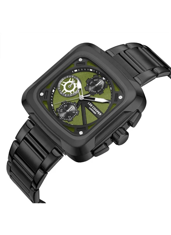 Lee Cooper Lee Cooper LC08013.070 Men's Multi Function Display Watch & Metal Strap Grey