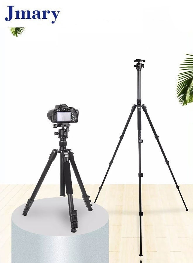 Jmary KT325+NB30 Camera Tripod Monopod Aluminum 360 Degree Ball Head Professional Tripod DSLR Tripod for Travel - Image 1