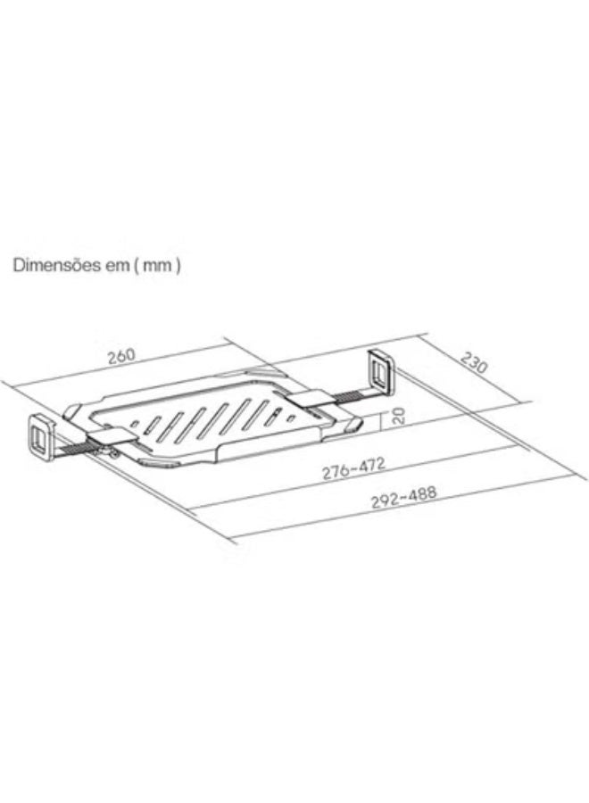 حامل شاشة بذراع متحرك ونابض غاز مع قاعدة لابتوب – يدعم شاشات من 17 إلى 30 بوصة ولابتوبات من 10 إلى 17 بوصة – حل مكتبي مريح وعملي - Image 2