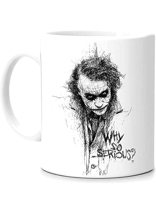 Joker Why so serious pencil sketch Mug