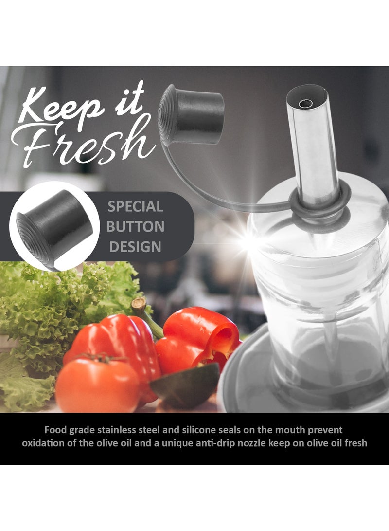 المنزل الذكي بهارات بهارات فلفل ملح توابل | طقم طهي 5 قطع من الفولاذ المقاوم للصدأ لهزازات الملح والفلفل والعقرب والفلفل والمزيد | سالت شاكر من هوم سمارت - Image 4