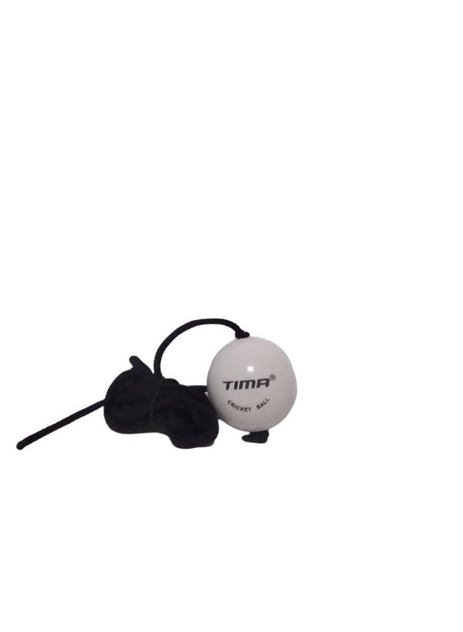 TIMA Synthetic Hard PVC Hanging Cricket Ball for Match Practice | String Cricket and Knocking Ball with Rope | Easy to Hang and Ideal for Indoor and Outdoor Batting Training - Image 4