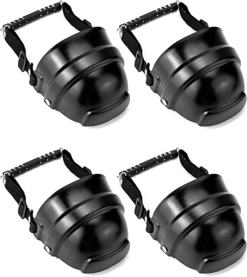 QWORK 2 Pairs Foot Guard Metatarsal Protector, Plastic Unisex Toe Shoes, Universal Size Safety Footwear Metatarsal Guards