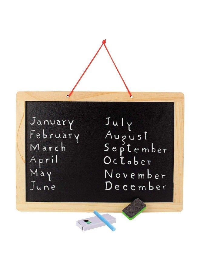 فنبلاست لوحة فن بلاست المغناطيسية الخشبية ذات الوجهين باللونين الأبيض والأسود مع تانجرام وحروف وأرقام (الحجم: 37 × 27 سم (كبير)) - Image 5